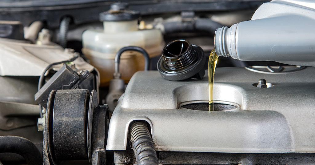 changing car oil
