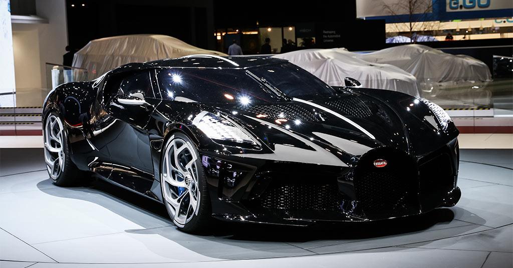 Bugatti La Voiture Noire most expensive cars